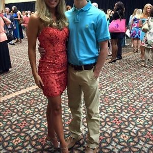 Cocktail Dress Mon Cheri Red